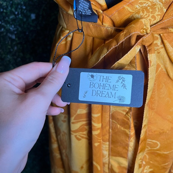 The Bohème Dream | Boho Silk Jumpsuit ONE SIZE FITS MOST - Picture 9 of 16